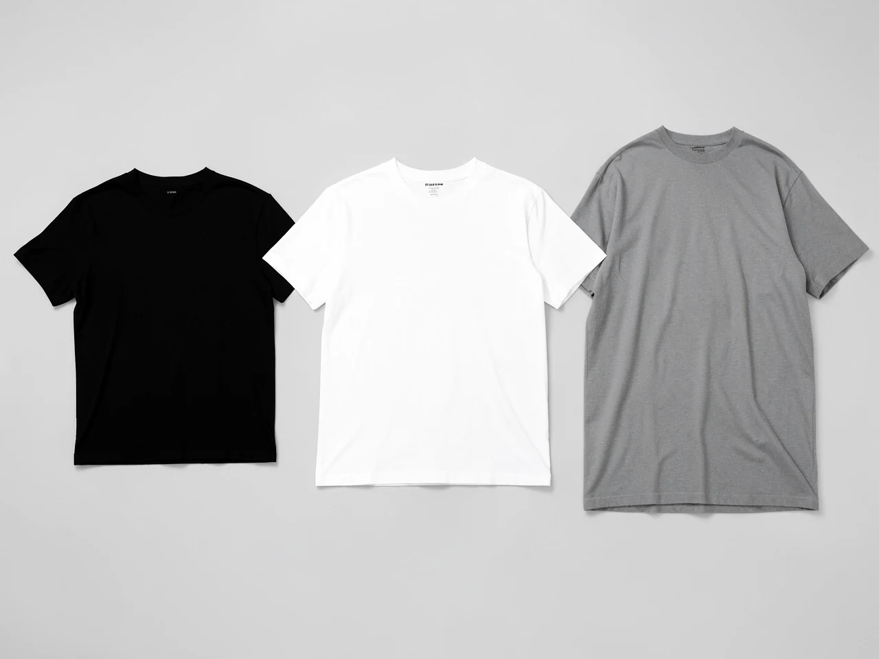 Illustrative comparison of three garment fits