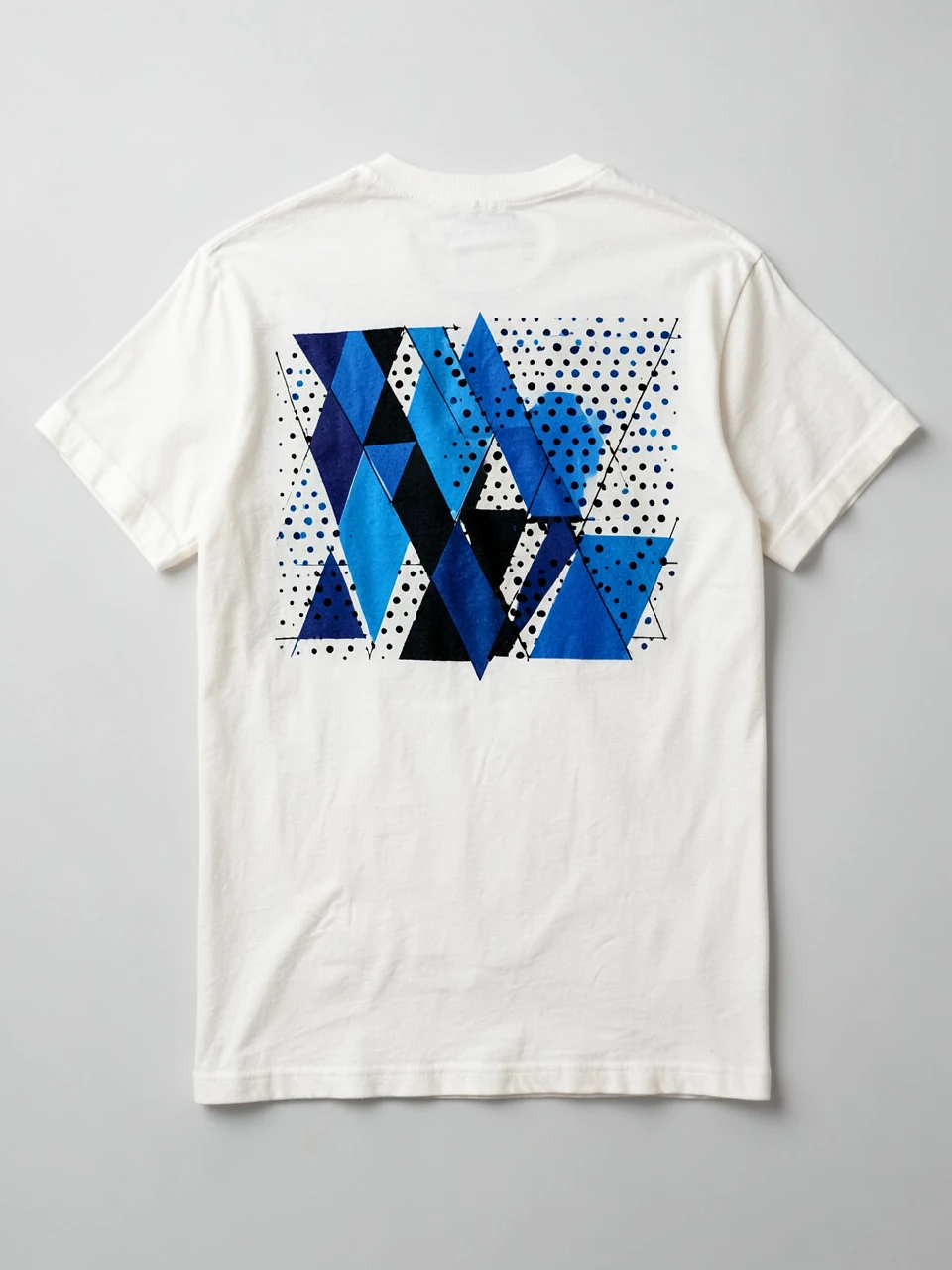 Illustrative back-print garment study